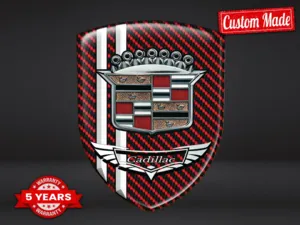Cadillac Adesivi Paraurti Artigianali Limitati Lusso Esclusivi ST